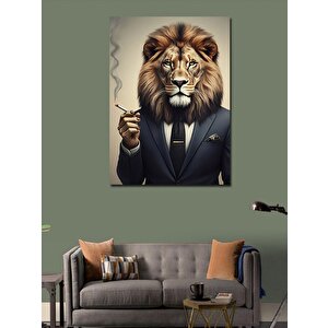Kanvas Tablo Asil Kedi 100x140 cm
