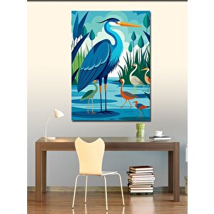 Kanvas Tablo Leylekler 50x70 cm
