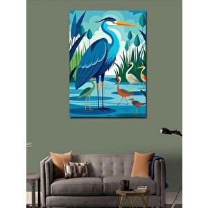 Kanvas Tablo Leylekler 50x70 cm
