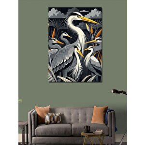 Kanvas Tablo Leylekler 70x100 cm