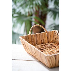 Wicker Hasır Ekmek Sepeti - 29 Cm