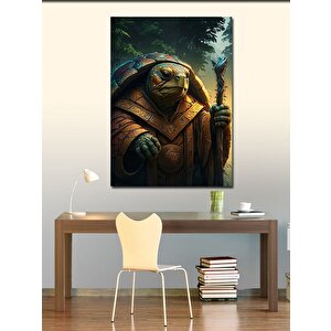Kanvas Tablo Bilge Kaplumbağa 70x100 cm