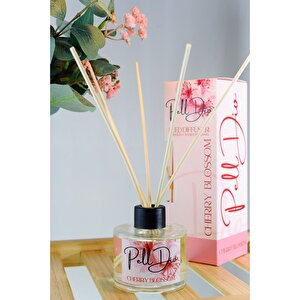 Kiraz Çiçeği Bambu Çubuklu Ortam Ev Oda Salon Koku Kokusu Ve Oda Parfümü 120 Ml