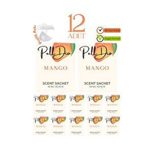 12'li Mango Ayakkabılık Dolap Ve Çekmece Parfümlü Kese Kokusu Oda Koku Kesesi