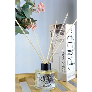 Amber Bambu Çubuklu Ortam Ev Oda Salon Koku Kokusu Ve Oda Parfümü 120 Ml