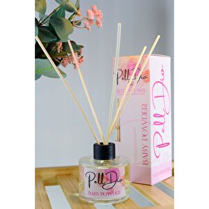 Bebek Pudrası Bambu Çubuklu Ortam Ev Oda Salon Koku Kokusu Ve Oda Parfümü 120 Ml