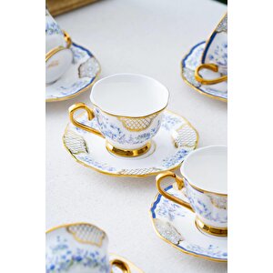 Timeo Teresa 6 Kişilik Kahve Fincanı Takımı - 90 Ml