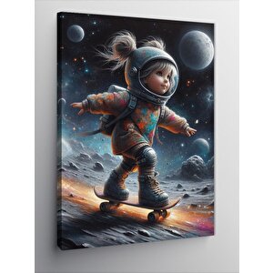 Kanvas Tablo Astronot Çocuk