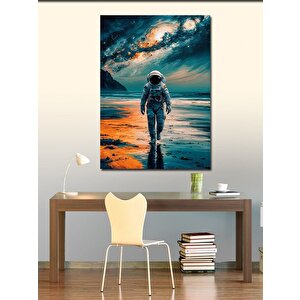 Kanvas Tablo Astronot Manzarası 100x140 cm