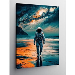 Kanvas Tablo Astronot Manzarası 70x100 cm