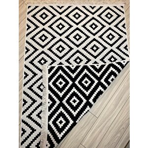 Kilim Çift Taraflı Yıkanabilir Pamuklu Dokuma Kilim