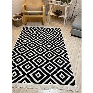 Kilim Çift Taraflı Yıkanabilir Pamuklu Dokuma Kilim 140x220 cm