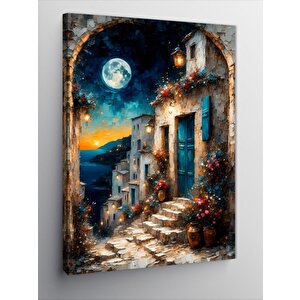 Kanvas Tablo Ayışığı Sokağı 100x140 cm