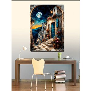 Kanvas Tablo Ayışığı Sokağı 100x140 cm
