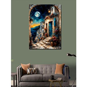 Kanvas Tablo Ayışığı Sokağı 100x140 cm