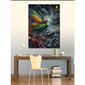 Kanvas Tablo Soyut Desenler Ve Peri 70x100 cm