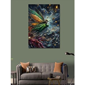 Kanvas Tablo Soyut Desenler Ve Peri 70x100 cm
