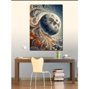 Kanvas Tablo Ay Ve Desenler 70x100 cm