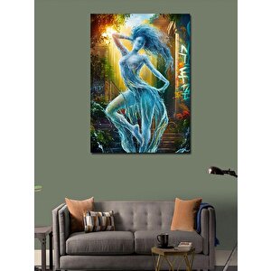 Kanvas Tablo Su Perisi 70x100 cm