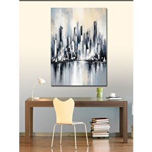 Kanvas Tablo Modern Şehir Manzarası 100x140 cm
