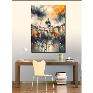 Kanvas Tablo Şehir Silüeti 100x140 cm