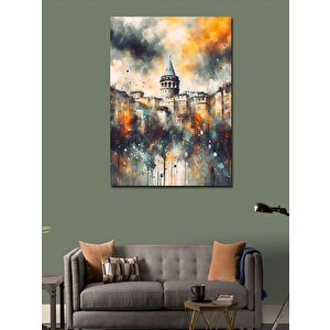 Kanvas Tablo Şehir Silüeti 100x140 cm