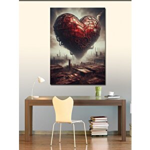 Kanvas Tablo Kalp Şehir 70x100 cm