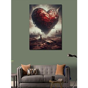 Kanvas Tablo Kalp Şehir 70x100 cm