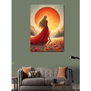 Kanvas Tablo Göl Başındaki Kız 100x140 cm