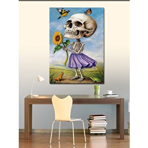 Kanvas Tablo Kuru Kafa Ve Günebakan Çiçeği 100x140 cm