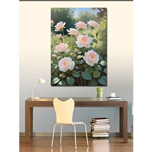 Kanvas Tablo Beyaz Güller 70x100 cm