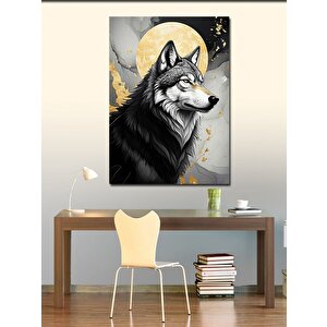 Kanvas Tablo Kurt Ve Ay 70x100 cm