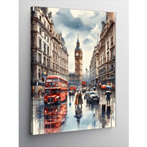 Kanvas Tablo Londra Şehir Manzarası 70x100 cm