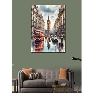 Kanvas Tablo Londra Şehir Manzarası 70x100 cm