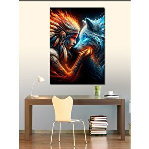 Kanvas Tablo Kurt Ve Şef 70x100 cm