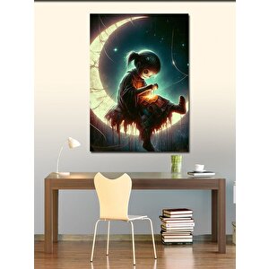 Kanvas Tablo Ay Ve Kukla 70x100 cm