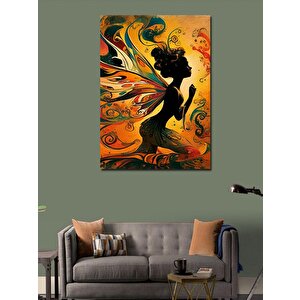 Kanvas Tablo Soyut Peri Kızı 70x100 cm