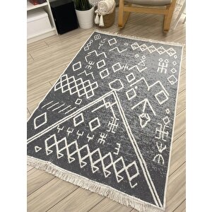 Kilim Çift Taraflı Pamuklu Dokuma Yıkanabilir Kilim