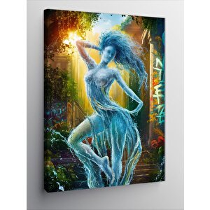 Kanvas Tablo Su Perisi 50x70 cm