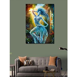 Kanvas Tablo Su Perisi 50x70 cm