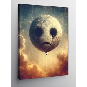 Kanvas Tablo Ay Ve Balon 100x140 cm