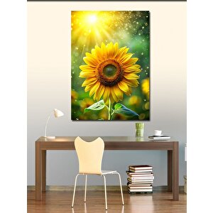 Kanvas Tablo Ay Çiçeği 100x140 cm