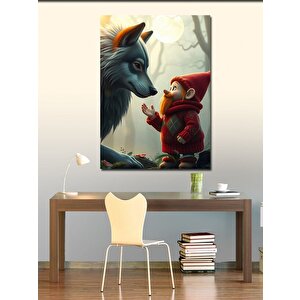 Kanvas Tablo Kurt Ve Cüce 70x100 cm
