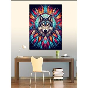 Kanvas Tablo Kurt Totemi 70x100 cm