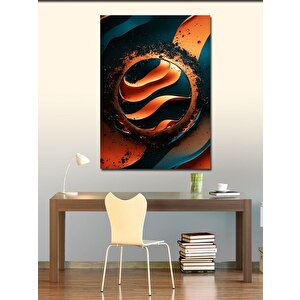 Kanvas Tablo Desenli Gezegen 50x70 cm