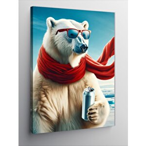 Kanvas Tablo Kutup Ayısı 70x100 cm