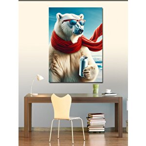 Kanvas Tablo Kutup Ayısı 70x100 cm