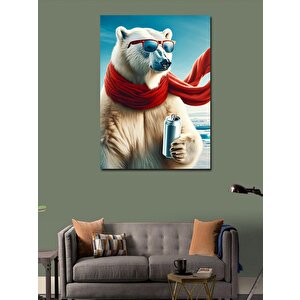 Kanvas Tablo Kutup Ayısı 70x100 cm