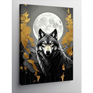 Kanvas Tablo Kurt Ve Ay 70x100 cm