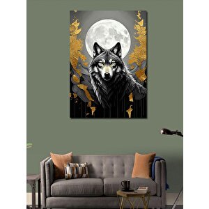 Kanvas Tablo Kurt Ve Ay 70x100 cm